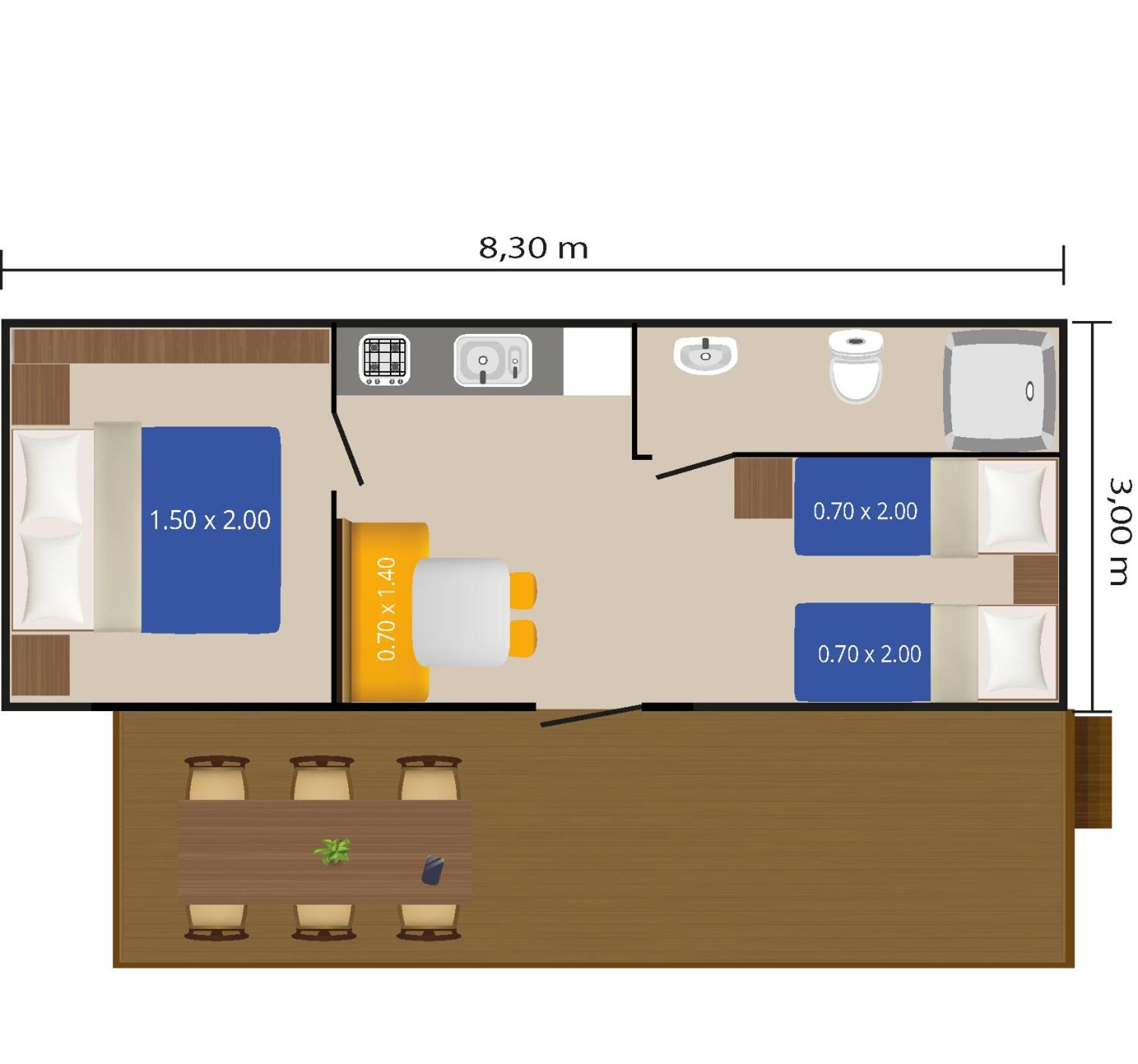 Easyatent Mobile Bijela Uvala Holiday park 4*