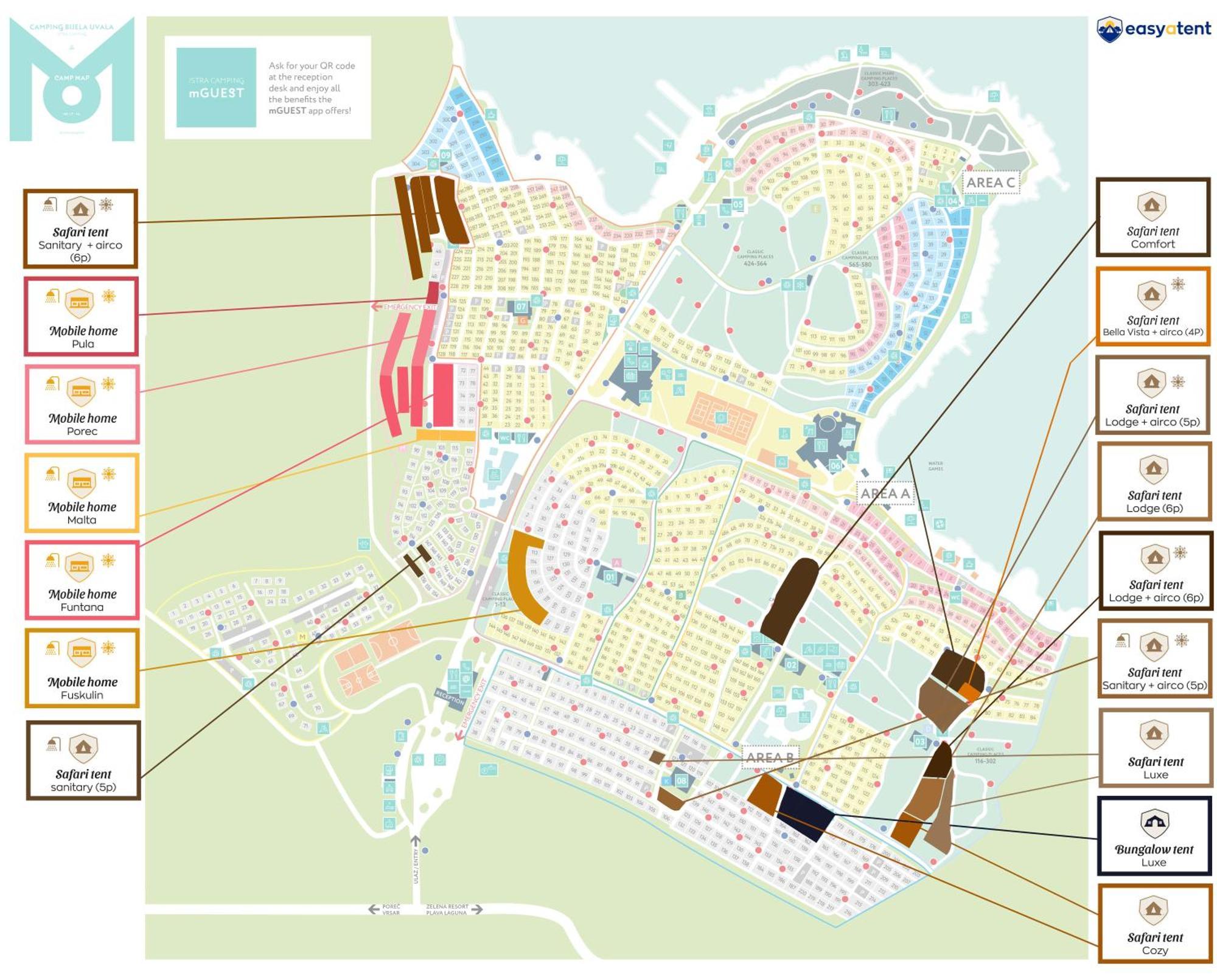 Holiday park Easyatent Mobile Bijela Uvala Mugeba